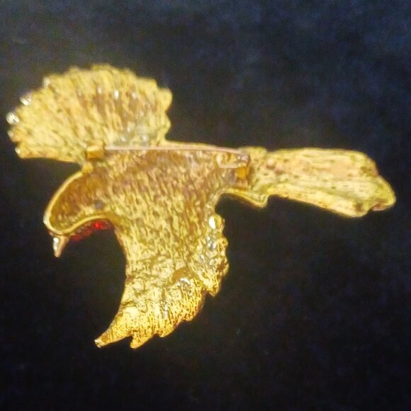 Multi-Colored Bird Brooch - Picture 3 of 5